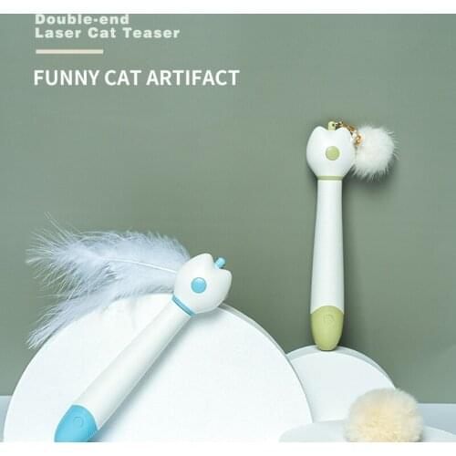New Pet Products Laser Funny Cat Stick Cat Toy Laser Funny Cat Stick Interactive Cat Toy Pet Toys Pet Supplies
