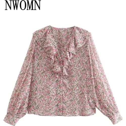 NWOMN Womens Chiffon Blouses