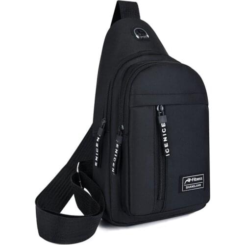 New Travel Anti Theft chest bag for men Nylon waterproof Crossbody bags male Shoulder bags Short Trip belt bag Messengers Bag