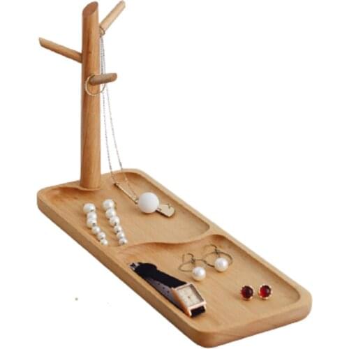 Key Hanger Wooden Home Decor Shelf Sundries Storage Mask Holder Hanger Organizer Key Rack Wood Wall Shelf Shelf Decor