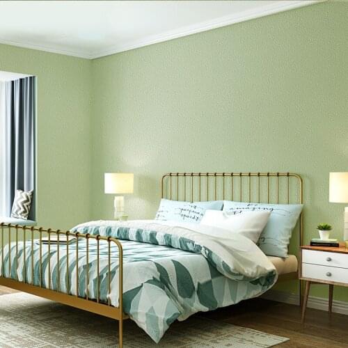 [Sound insulation and noise reduction] Solid color 3D three-dimensional Suede velvet thick light luxury wallpaper diatom mud