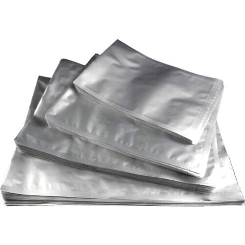 3pcs Large Aluminum foil open top bag food coffee packing bags heat seal bag kitchen supplies