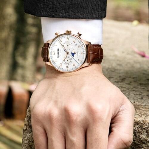 2020 New XINQITE Mens Watches Top Brand Luxury High Quality Automatic Mechanical Sports Watch Men Tourbillon Watch Waterproof