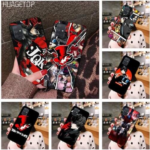 HUAGETOP Persona 5 Take Your Heart Black Phone Case For Samsung Galaxy A21S A01 A11 A31 A81 A10 A20E A30 A40 A50 A70 A80 A71 A51