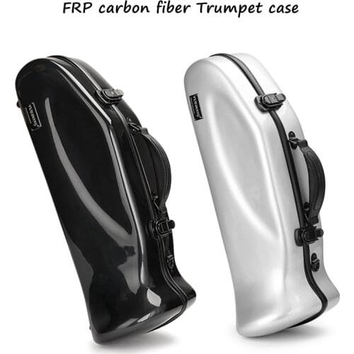 Fashion FRP carbon fiber Trumpet case bag Waterproof shockproof single backpack portable Wind instrument case parts