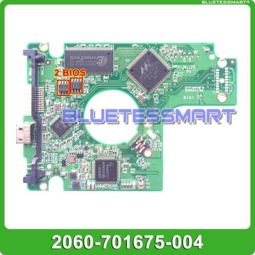 HDD PCB circuit board 2060-701675-004 REV P1 for WD USB 2.0 hard drive for WD5000BMVV/KMVV WD6400BMVV/KMVV WD7500KMVV WD10TMVV