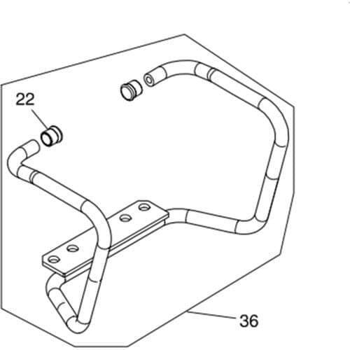 Catheter assembly FOR Makita DGA700 DGA900 135919-5