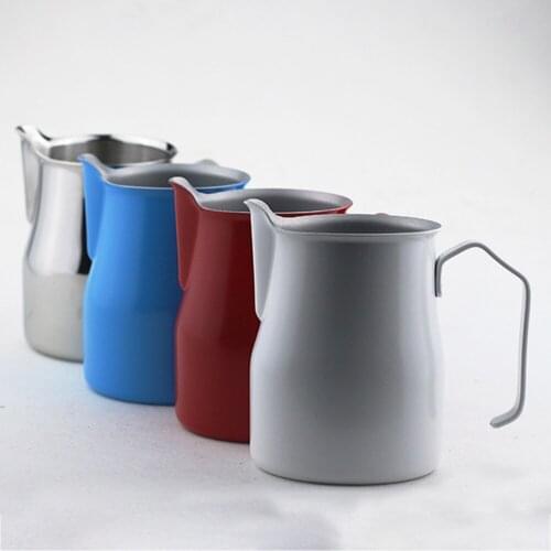 Stainless Steel Coffee Make Pots Thick Coffeeware Barista Moka Espresso Portable Professional Kettle Goose Spout Milk Frothing