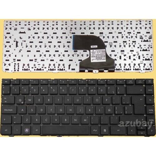 Latin Spanish Keyboard for Laptop HP Probook 4330S 4331S 4430S 4431S 4435S 4436S, 638178-161 646365-161, Black