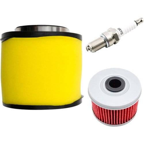 Motorcycle Air Filter & Oil Filter & Spark Plug For Honda FourTrax 300 400 TRX300 400FW 15412HM5A10 15412-HM5-A10 15412-HM5-010