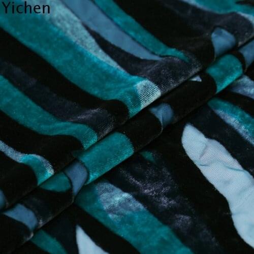 114cm*50cm Real Silk Burnt Out Flannelette Material Mulberry Silk Velvet Cheongsam Dress Dress Skirt Lining