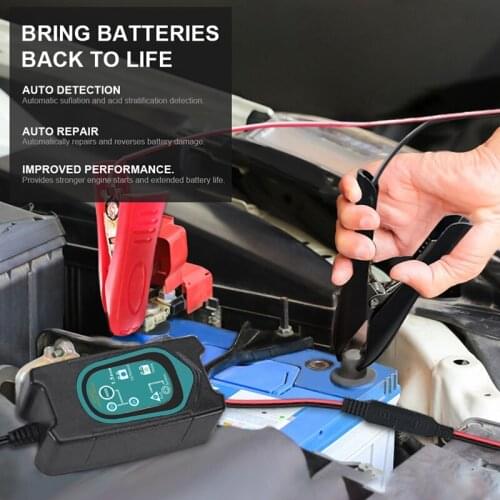 Fully Automatic Car Battery Charger Maintainer 12V 6V Smart Fast Power Charging for Car Motorcycle US Plug