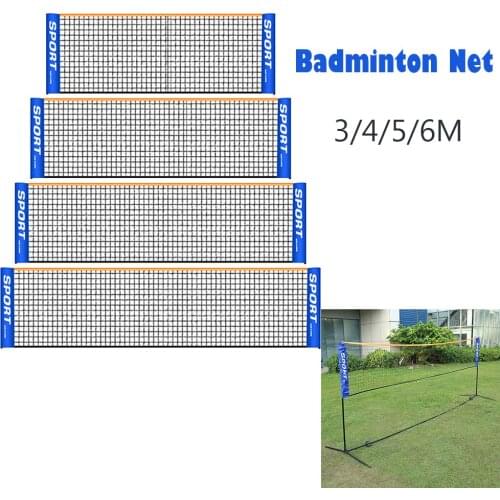 Portable Folding Standard Professional Badminton Net Indoor Outdoor Sports Volleyball Tennis Training Square Nets Mesh