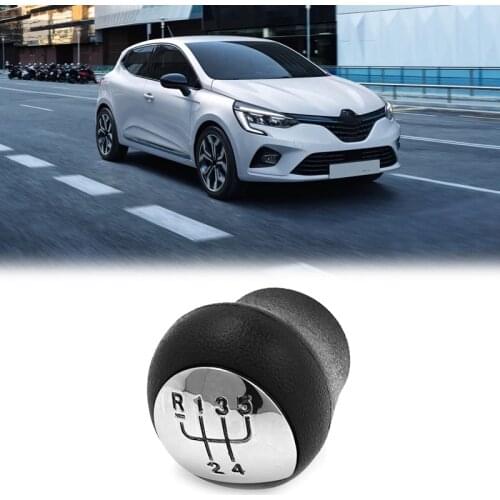 Car Styling Shift Gear Knobs Chrome Car Spare Parts for RENAULT CLIO II KANGOO II TWINGO