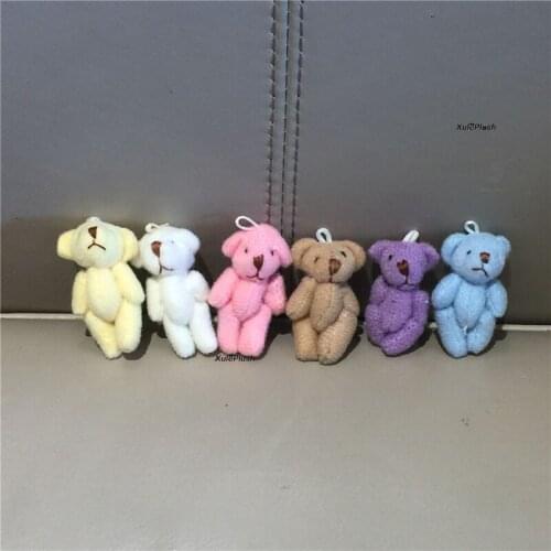 Mix Colors, 3.5cm bear plush stuffed toy DOLL , Decor Accessories Plush toy doll