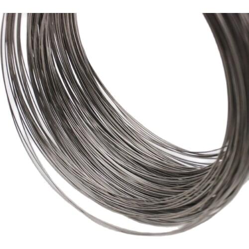 Pure Titanium Rod/Wire 99.99% Ti Wire Grade 1 TA1 Diameter 0.05mm to 8mm