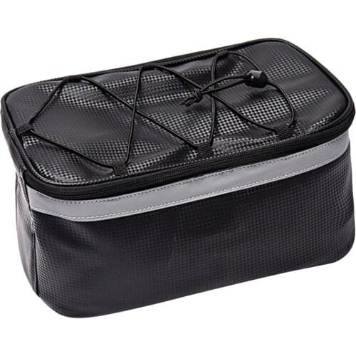 Bike Trunk Bag 7L Bicycle Water Resistant Bike Rack Bag Large Capacity Waterproof Bicycle Rear Seat Rack Trunk Storage Pouch