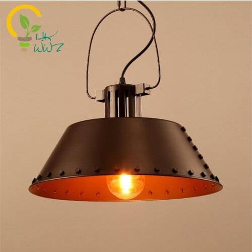 Vintage Pendant Lights Loft Pendant Lamp Retro Hanging Lamp Lampshade For Restaurant /Bar/Coffee Shop Home Lighting Luminarias