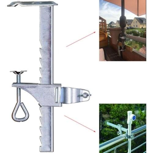 Parasol Clip Umbrella Holder Balcony Fishing Umbrella Mount Clamp for Umbrellas Diameter 25mm-32mm