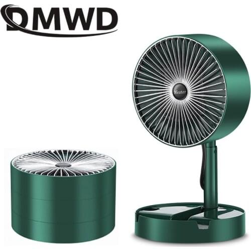DMWD Electric Air Heater Fan Cool&Warm Wind Blower Winter Warmer Timer Remote Portable Thermal Warm Heating Stove Radiator EU US