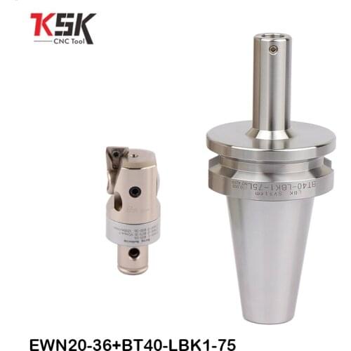 Free shipping New Precisoin ( EWN ) CBH 20-36 mm Boring head LBK1 hold BT40-LBK1-75 Arbor 0.01mm Grade increase boring h