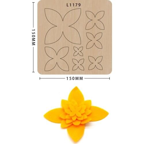 SMVAUON Scrapbooking Small flower Die Cut DIY handmade New Dies For 2021 Wooden Die-cutting Template Cutting Mold Wood Die