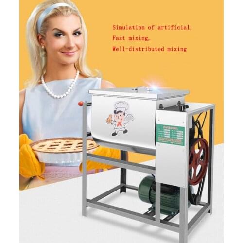 Hot Sale Commercial Automatic Dough Mixer 5kg Flour Mixer Stirring Mixer The Pasta Machine Dough Kneading 2200W