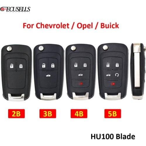 Remote Car Key Shell For Chevrolet Spark Sonic Cruze Camaro Equinox Volt For Opel Vauxhall Adam Astra J Insignia Karl For Buick