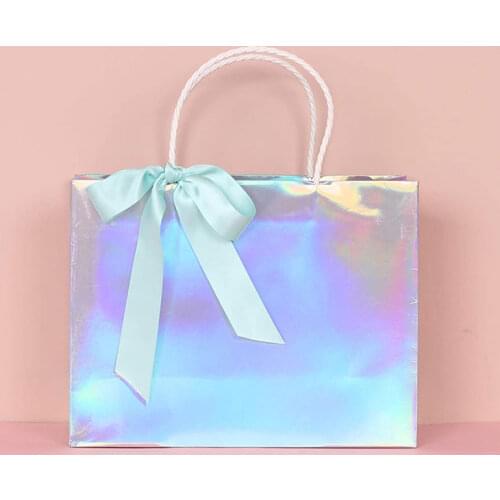 Wholesale personalised customised paper bags logo printing luxury gift paper bag