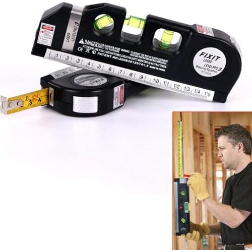 Magnetic Laser Spirit Level Horizontal Rule Measuring Leveling Wall Laser Level Multifunctional Hand Tools Laser Light Level