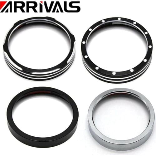 Motorcycle Black Billet CNC Speedometer Trim Bezel Cover For Harley Sportster 883 1200 XL XR Iron Dyna Stree Bob Low Rider