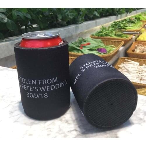 120pcs/lot Neoprene Ice Coolers Cooler Box Stubby Holder Can Cooler For Food And Cans Great For Wedding Party Favors Or Gifts