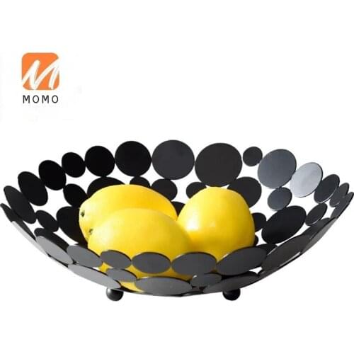 Household Personality Creative and Slightly Luxury Fruit Plate Nordic Style Fruit Basket Living Room and Tea Table Decoration