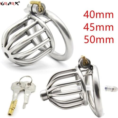 Sex Toys Male Chastity Cage Belt With Anal Plug Prostate Massage Penis Ring Cock Cage Scrotum Lock Restraint BDSM Bondage 18