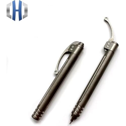 TC4 Titanium Alloy CNC Pen EDC Defense Pen Tactical Signature Pen