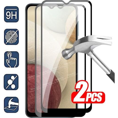 2pcs Full Cover Tempered Protective Glass For Samsung Galaxy A12 A 12 6.5" SM-A125F/DS A125F On Samsunga12 Screen Protector Film