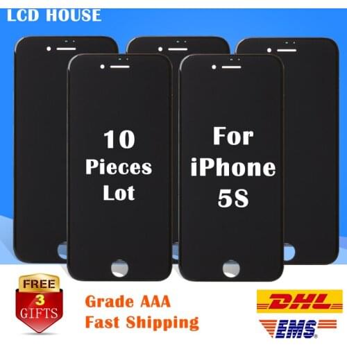10PCS Mix model Grade AAA+ LCD Display For iPhone 5G 5C 5S 5 Touch Screen With Digitizer Assembly Replacement for 5S Front Glass