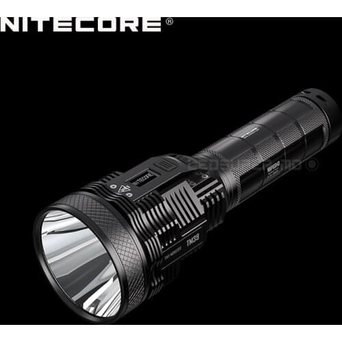 1500 Meters Max Throw Nitecore TM39 5200 Lumens Flashlight Multifunction OLED Display Superior Searchlight with Battery Pack