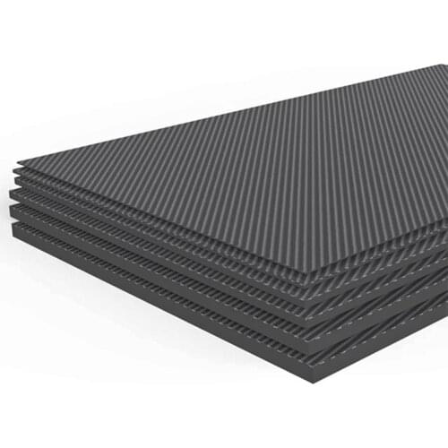 2.5mm-6.0m 400mm X 500mm 3K Matt Surface Plain Twill Weave Carbon Plate Panel Board Sheets High Composite Hardness Material