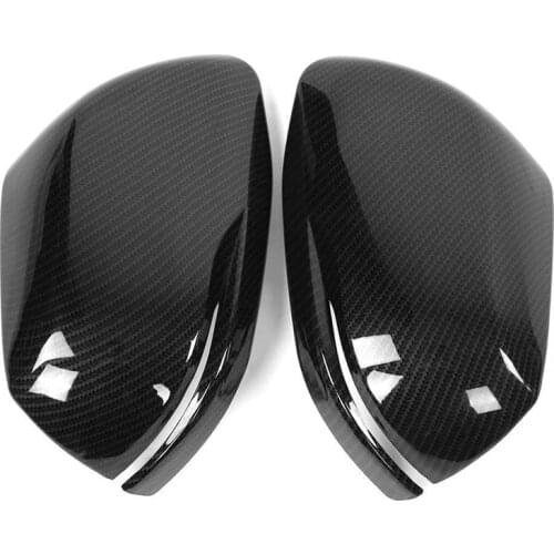 2Pcs Car Carbon Fiber Side Rearview Wing Mirror Cover for Honda Crv 2017