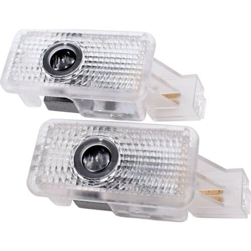 2PCS Led Car Door Lamp Logo Laser Project Decoration Light Auto Emblem Courtesy Ghost Shadow For Acura MDX RLX ZDX TLX TL