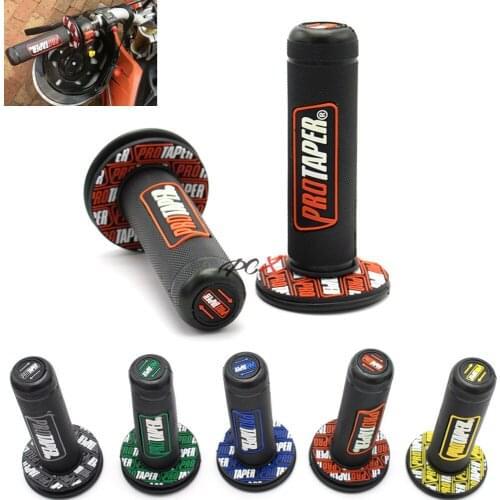 7/8" Rubber Gel Hand Grips Brake Hands WG-117N Motorcycle Protaper Dirt Pit Bike Motocross