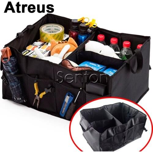 Atreus For BMW X3 X6 X1 X5 E53 E70 E81 E87 F20 E46 E39 E60 E90 F30 Mini Cooper Accessories Folding Car Trunk Bag Box Styling