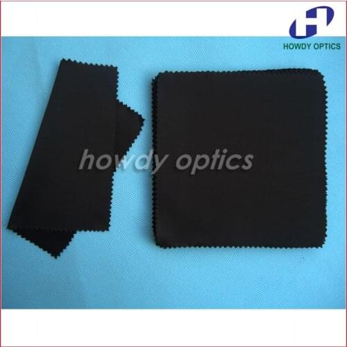Free Shipping black glasses cloth 15x14cm spectacle cloth black microfiber cleaning cloth