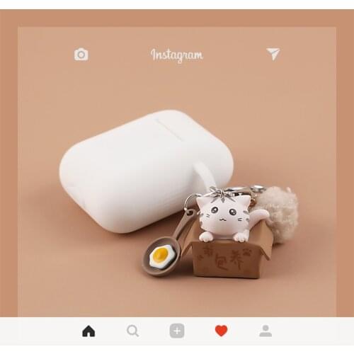 Cute Cat Animal Flower Case for Apple AirPods Pro Case for AirPods 1 2 Case Bluetooth Headset Box Wireless Earphone Accessories