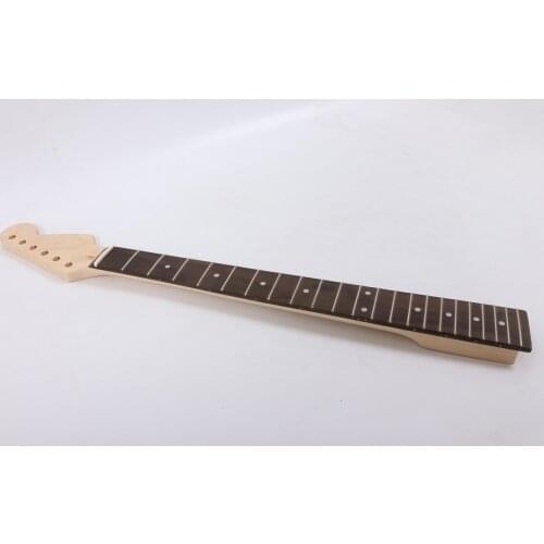 Electric Guitar Neck 22fret 25.5inch maple wood Rosewood fretboard Truss rod unfinished electric guitar replacement