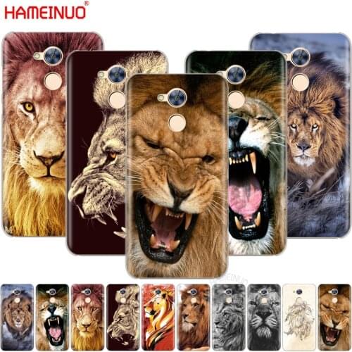 HAMEINUO lion animal Cover Case for Huawei Honor V10 4A 5A 6A 6C 6X 7X 8 9 NOVA PLUS LITE