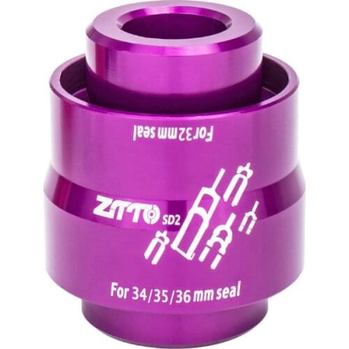 Mountain Bike Suspension Fork Oil Seal Driver Dust Wiper Install Tool Fit for MTB 32mm 34 35 36mm Tube Service Maintain Kits