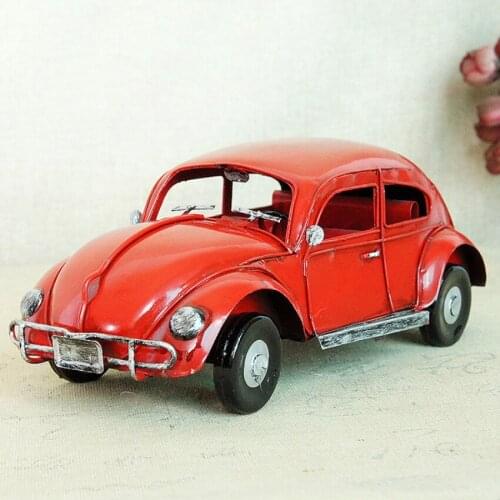 1pc Handmade Classic Car Model Vintage Metal Craft Retro Car Model Shooting Props Bar/Pub/Cafe Decoration Home Furnishing Gifts