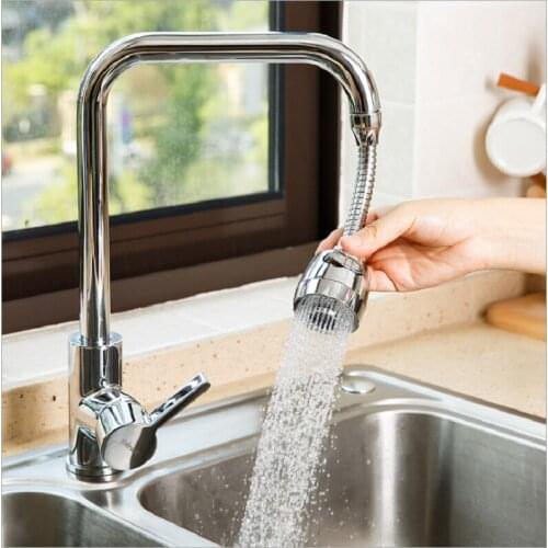 Faucet Splash Head Pressurized 360 Rotary Filter Universal Kitchen Faucet Bubbler Lengthen Extension Water Saver